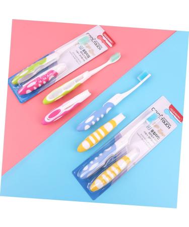 TOVINANNA 8pcs Adult Toothbrushes - Premium Oral Care Travel Accessories | Eco-Friendly Bristle Toothbrushes for Fresh Breath - Buy Online on GoSupps.com