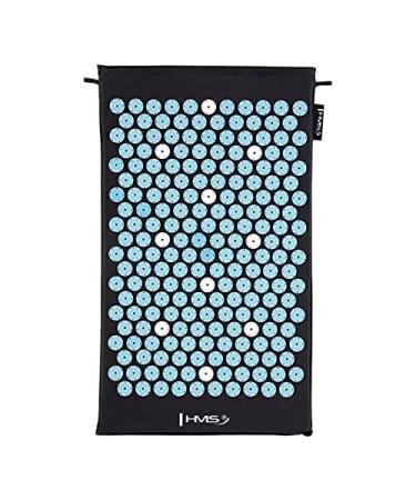 HMS Unisex Adult Akm10 Acupressure Mat 74 x 42 cm sc black