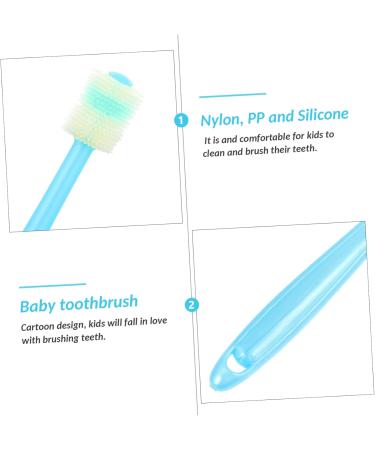 Minkissy 4-Piece Manual Toothbrush Set for Babies | Soft Fur Dental Care Products for Children - Buy Online on GoSupps.com
