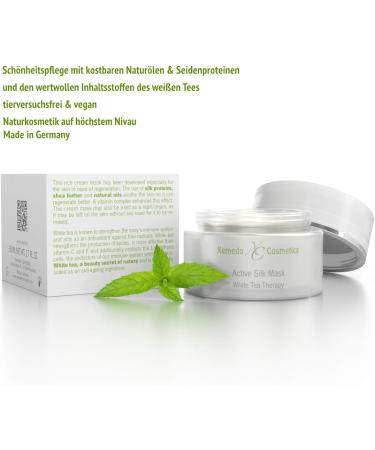  Xemeda Cosmetics Face mask and night treatment Intensive care with natural oils white tea and silk proteins Natural cosmetic 50 ml Made in Germany - Buy Online on GoSupps.com