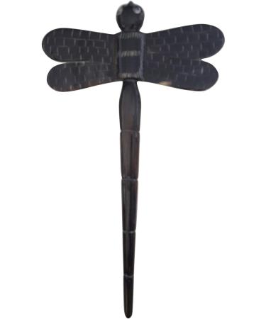 Marycrafts Dragonfly Buffalo Horn Hair Stick Hair Pin Hair Accessories Handmade Light Shade - Buy Online on GoSupps.com