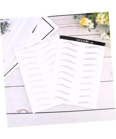 POPETPOP 6 Sheets Pairs Makeup Supplies Lazy Brow Sticker Eyebrowsb Transfer Stickers The Lazy Like Real Miss - Buy Online on GoSupps.com