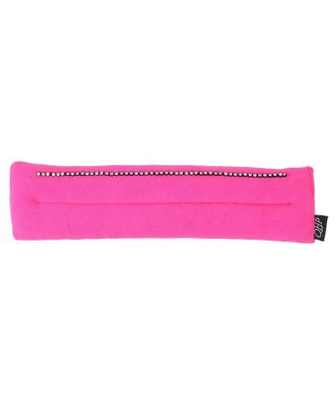ARBO-INOX noseband pad with rhinestones soft nose pad made of terry cloth (COB FULLBLOOD Fuchsia) COB FULLBLOOD FUCHSIA