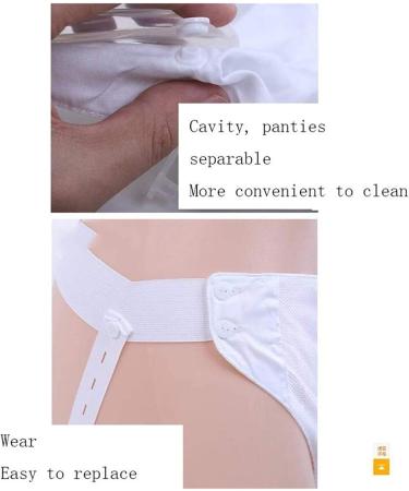 Seamless Stable with Collection Bag Portable Leak Proof Leg Pee Holder Wearable Urine Bag Incontinence Pants for Elder 0123 - Buy Online on GoSupps.com