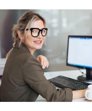 SIGVAN 4 Pack Bifocal Reading Glasses for Women - Blue Light Blocking Square Eyeglasses with Spring Hinges - Computer Readers (1.0x) - International Shipping Available - Buy Online on GoSupps.com