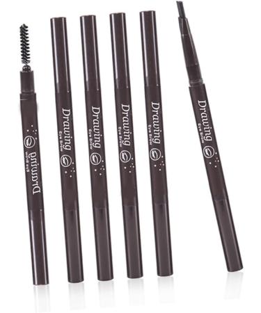DOITOOL 2pcs 2 1 Eyebrow Brush Waterproof Brow Pencil Eyebrow Pencil Waterproof Eyebrow Powder 3d Triangle 1 count (Pack of 1) As Shownx2pcs - Buy Online on GoSupps.com