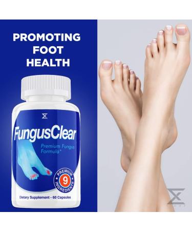 Fungus Clear Probiotic Advanced Pills - 2 Pack (120 Capsules) | FungusClear for Nails - Buy Online on GoSupps.com