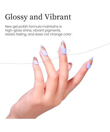 MAYCHAO 15ML Gel Nail Polish 1Pc Purple Gel Polish Soak Off UV LED Nail Polish Pansy Spring Gel Nail Polish Nail Art Starter Manicure Salon DIY at Home 0.5 OZ - Buy Online on GoSupps.com