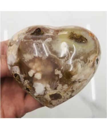Natural Crystal Rough Cherry Blossom Agate Heart Crystal Heart Natural Stones and Minerals Quartz Stone Crystal Rough Stone Stone (Size : 250-320g) Household (Size : 150-230g) - Buy Online on GoSupps.com