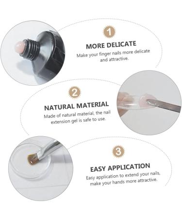 MAGICLULU 1set Set Nail Extension Glue Set Nail Art Extension Kit Nail Enhancement Trial Kit Nail Builder Gel Nail Art Brush Gel Extension Nail Kit Manicure Plastic Nail Brush - Buy Online on GoSupps.com