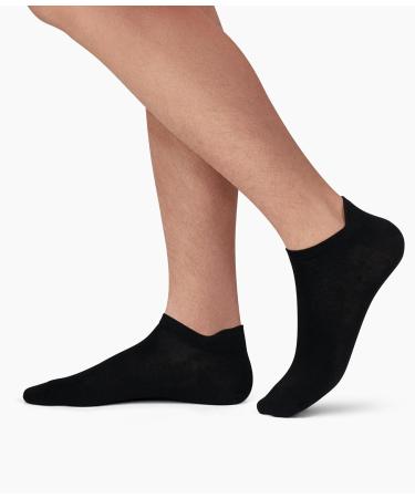 YESWEL 10 Pairs Sneaker Socks for Men & Women | Cotton Sports & Breathable Running Socks (Size 43-46) - Short Black - Buy Online on GoSupps.com