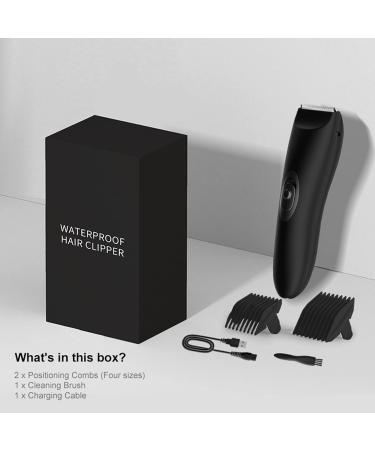 All-in-One Electric Body Groomer for Men - Waterproof USB Rechargeable Sensitive Skin Friendly - Map068 Black - Buy Online on GoSupps.com