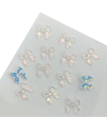 Simple Bowknot 3D Resin Ribbon Bows Manicures Accessories Supplies Resin Bows Decorations - Buy Online on GoSupps.com