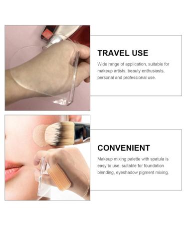 Beaupretty 3 Sets Heart Makeup Mixing Palette - Acrylic Nail & Foundation Blending Tray with Spatulas for Professional Makeup Artistry - Buy Online on GoSupps.com