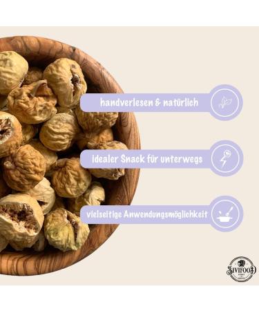SIVIFOOD Dried Dwarf Figs 200g - Dried Natural Mini Figs No Added Sugar Dried Fruits - Buy Online on GoSupps.com