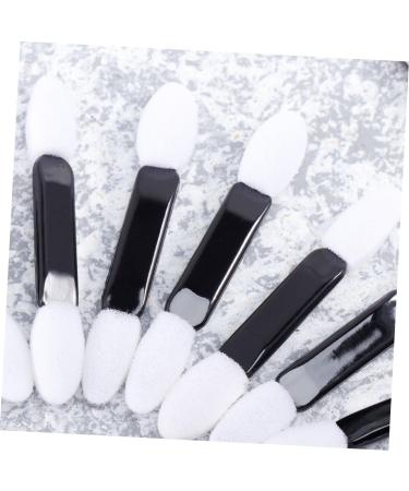 100pcs Double Ended Makeup Applicator Sponge Sticks - Best Blending Tool for Eyeshadow & Eye Makeup | Travel Friendly White Sponges - Buy Online on GoSupps.com