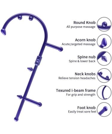 DREAM&GLAMOUR Self Trigger Point Therapy Massager - Back Self Massager Stick for Men and Women - Buy Online on GoSupps.com