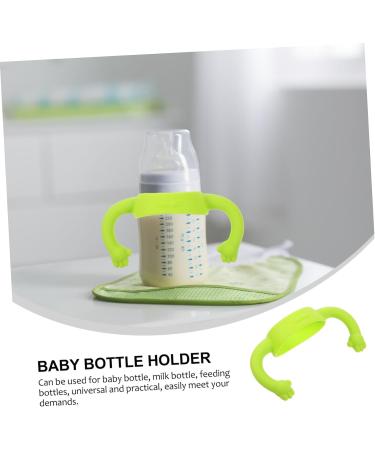 Abaodam 2 pcs Milk Bottle Handle for Silicone Milk Bottle Handle Bottle Handle for Accessories Soft Milk Bottle Handles Bottle Holder Feeding Bottle 14.00X5.00X5.00CM Light Green - Buy Online on GoSupps.com