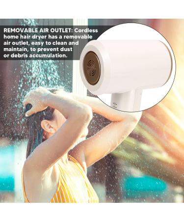 Hair Dryer 3 Gears Cordless Hair Dryer Adjustable Powerful Cold Hot Portable Handheld Hair Dryer Blow Dryer for Home Travel 100 240V U.S. Plugs - Buy Online on GoSupps.com