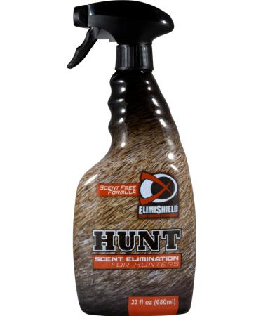 Elimishield HUNT Scent Elimination Field Spray For Hunters, Scent Free Formula, Single
