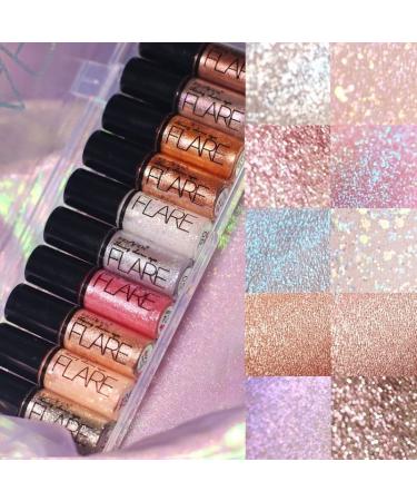 Go Ho 6 Colors Glitter Eyeshadow - Liquid Eyeliner Diamond Shine Eye Stick | Highly Pigmented Long-Wearing Makeup for Women - Buy Online on GoSupps.com