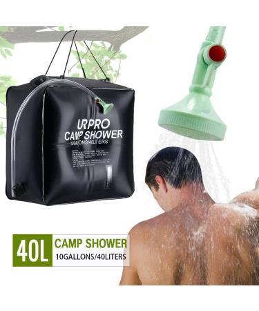 URPRO 10 Gallons Solar Shower Bag - Outdoor Camping & Hiking Hot Water Heater 45C - Buy Online on GoSupps.com