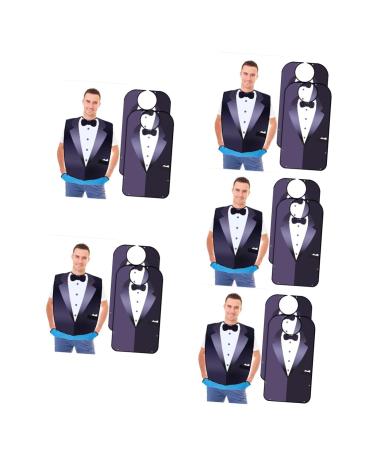 10 Pcs Bib Elderly Eating Cloth Funny Gifts Elderly Clothing Protectors Elder Burp Cloth Aprons for Adults Seniors Men Apron Dreses Printable Food Bag Polyester/150