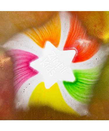 Zimpli Kids Large Star Bath Bomb - Rainbow Special Effect, Birthday Gift for Children, Vegan & Cruelty Free - Moisturizing Fun Bath Toy - Buy Online on GoSupps.com