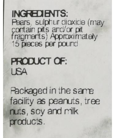 Dried Jumbo Pears (1lb) - Unsweetened & Delicious Snack Option - Buy Online on GoSupps.com