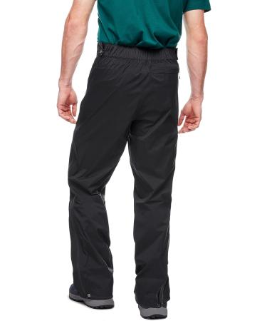 Black Diamond Stormline Stretch Full Zip Rain Pants - Men's | Black | Medium - Buy Online on GoSupps.com
