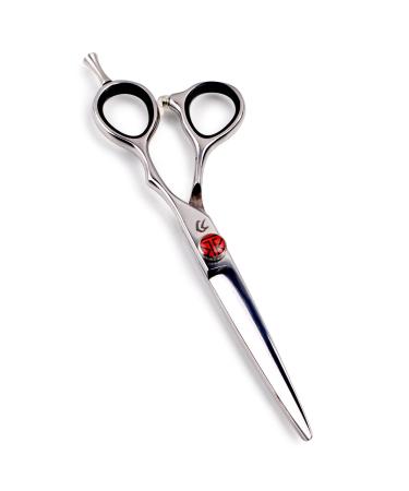 Tokko Katana Classic Professional Razor Edge 440C Japanese Stainless Steel Hair Cutting Scissors 6.5" Barber Shears With Adjustment Screw and Leather Case - Buy Online on GoSupps.com