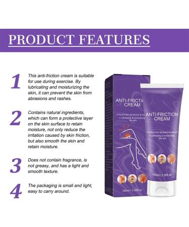 Anti Friction Creams Anti Chafing Creams Arm Anti Friction Creams Inner Thigh Anti Friction Creams Prevention Rubbing Cream for Inner Thigh Sweat Resistant Cream 100cmL Sport Ready - Buy Online on GoSupps.com