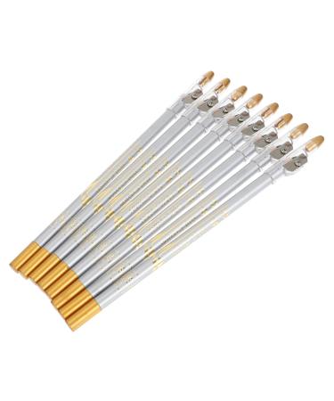 Outanaya 8pcs Pencil Sharpener Eyebrow Pencil Professional Highlighter Eye Liner Pen Eyebrow Liner