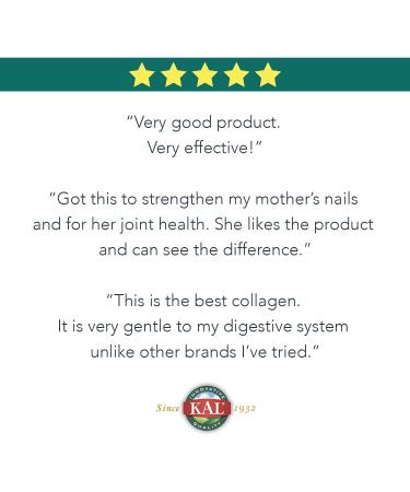 Buy KAL Hydrolyzed Marine Collagen Tangerine 3750 mg - 10.5 oz for Healthy Skin & Joints - Buy Online on GoSupps.com