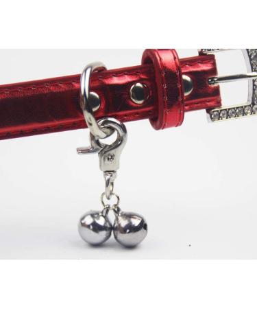 EXPAWLORER Pet Dog Cat Bell Training Charm Pendants Jewelry - Silver Collar Necklace - Buy Online on GoSupps.com