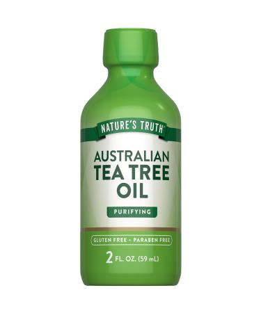 Nature's Truth Tea Tree Oil for Skin | 2 oz | Diffuser and Aromatherapy | Pure Australian Tea Tree Essential Oil | Non-GMO & Gluten Free
