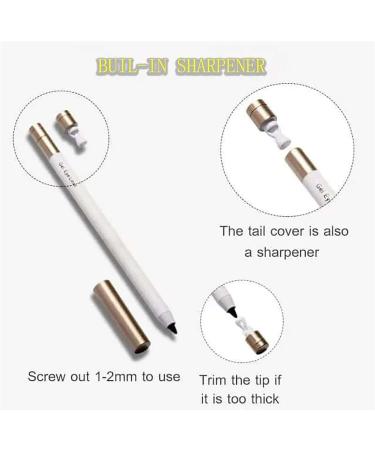 Ripobserve Eyeliner Eye Line Waterproof Eye Pencil Non-Smudging Waterproof Long-Lasting Eyeliner Pencil Extra Fine Eyeliner With Sharpener Matte Eyeliner Waterproof 2pc A - Buy Online on GoSupps.com