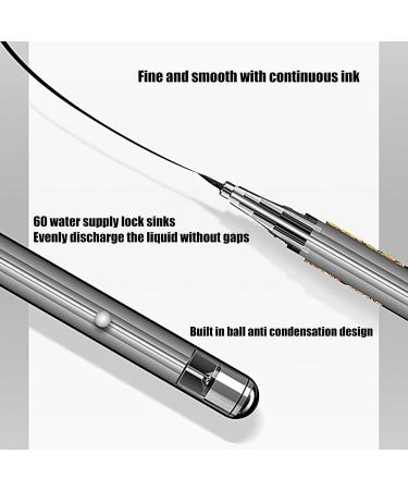 Waterproof Eyeliner | Smudge Resistant Eyeliner Pencil Eye Liner Pencil with Ultra Fine Brush Tip Glides on Smoothly for Precise Definition Quick Drying Formula 1g Puchen - Buy Online on GoSupps.com