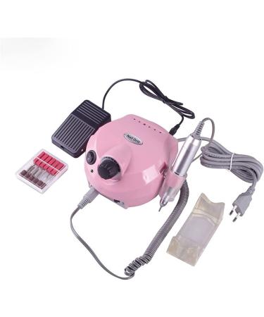 Nail kit Electric Nail Drill 30000 RPM Apparatus for Pedicure Kit Remove Art Polisher Gel with Drill Bit Placement Hole Tool Set 30000rpm Nail kit for Beginners with Everything Pink - Buy Online on GoSupps.com