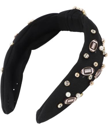 Valentine's Day Headband Durable Top Knot Hairband Wide Application for Wedding (Black) - Buy Online on GoSupps.com
