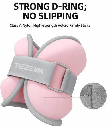 Tezewa Wearable Ankle Weights 2 x 0.5kg - Adjustable Foot & Arm Cuffs for Walking Running Yoga & Workouts | Enhance Training & Gymnastics - Buy Online on GoSupps.com