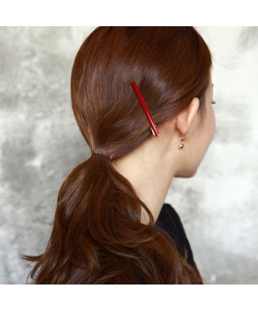 Beaupretty Alligator Hair Clips Set - Long Thin Duckbill Hair Pins - Solid Color Alloy Barrettes - 7pcs - Buy Online on GoSupps.com