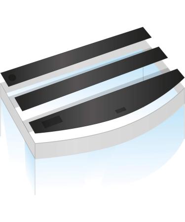 Juwel Aquarium 93968 Vision 450 IV Flap Set - 3 Piece Replacement Kit - Buy Online on GoSupps.com