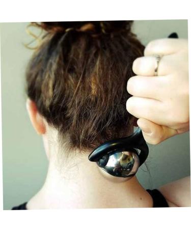 Premium Roller Massage Ball for Body Neck Shoulder & Thighs - Stainless Steel Physiotherapy Muscle Relief - Buy Online on GoSupps.com