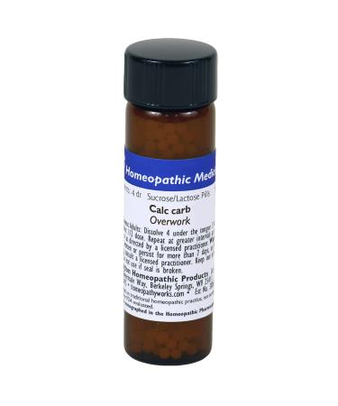 Calcarea carbonica 30C. 900 Pellets. Useful for Overwork.* Made by The Oldest Homeopathic Company in America.