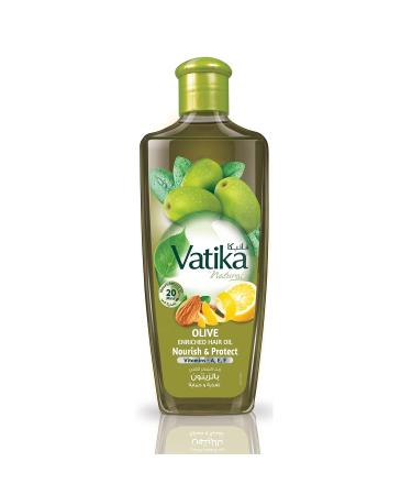 Dabur Vatika Olive Hair Oil  300 ml Bottle Almond Lemon