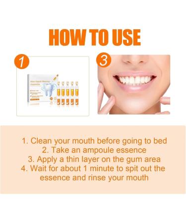 Gum Repair Treatment Ampoules | Gum Repair Essence Ampoules | Gum Repair Essence Ampoules Teeth Whitening Serum Ampoule Toothpaste Teeth Repair Protect Gums (3Box) - Buy Online on GoSupps.com