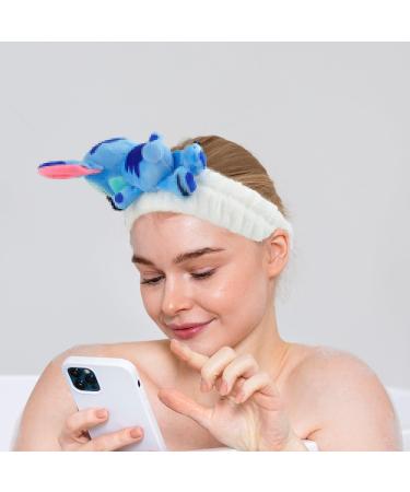 MAIROX Spa Headband Cute Hairband Cartoon Hairband Skincare Hair Band Makeup and Face Wash Suitable for Girls and Women (White) - Buy Online on GoSupps.com