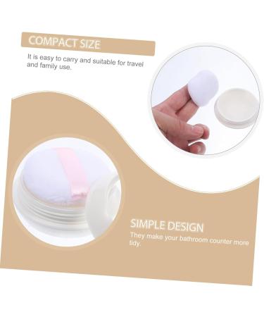 WOONEKY 1 Set Powder Box Powder Puffs Makeup Containers Powder Case Face Powder Makeup Loose Flour Container - Buy Online on GoSupps.com