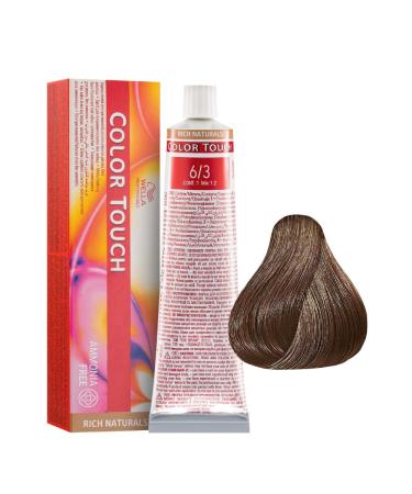 Wella - 6/3 Dark Blonde Gold Color Touch without ammonia - Rich Naturals line